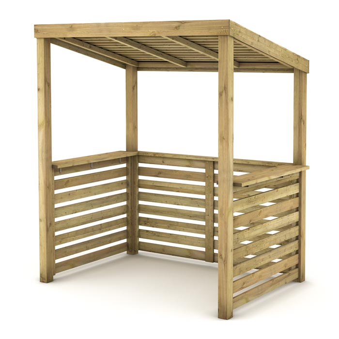 Outdoor BBQ Shelter for Grilling