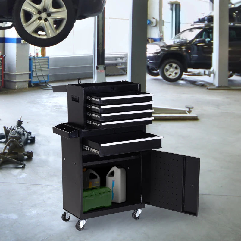 2-in-1 Metal Tool Storage Cabinet