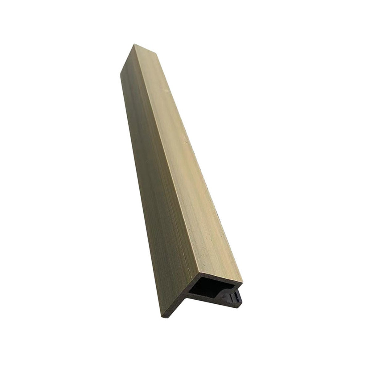 Composite Slatted Cladding End Trim 2500mm x 50mm x 50mm