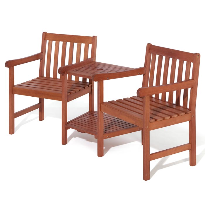 Wooden Hampton Companion Seat - Outdoor Garden Furniture