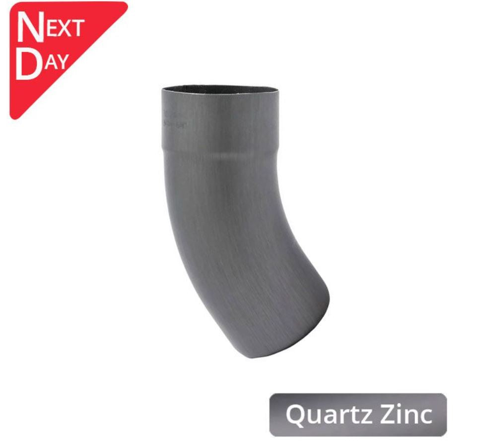 80mm Quartz Zinc Downpipe Shoe