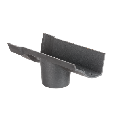 Cast Iron 5" Victorian Ogee Gutter Running Outlet 3" Primed