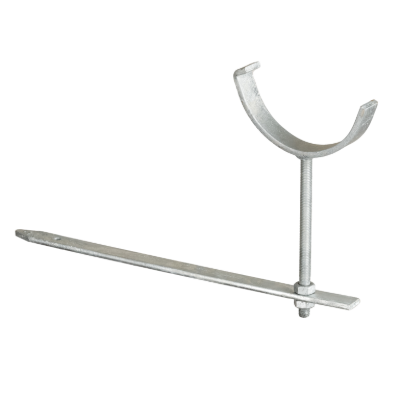 Cast Iron 4" Plain Half Round Gutter Rise & Fall Bracket Primed