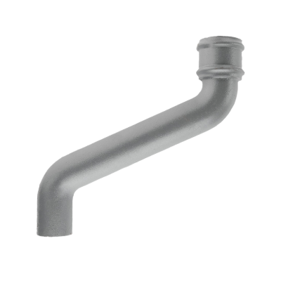 Cast Iron 3" Round Uneared Offset 12" Projection Primed