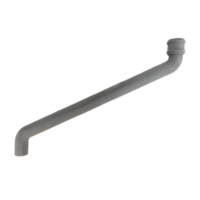 Cast Iron 4" Round Uneared Offset 30" Projection Primed