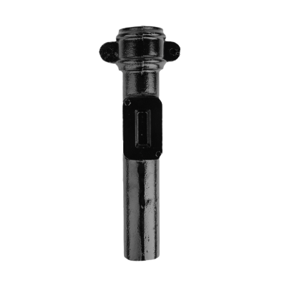 Cast Iron 3" Round Eared Inspection Pipe Painted