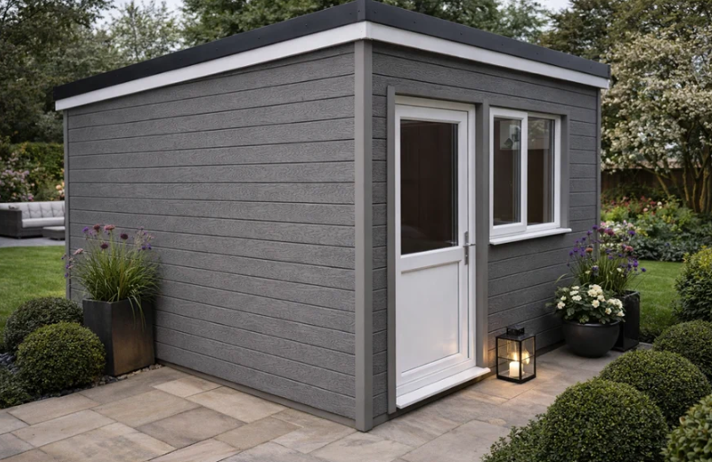 3.6m Composite Click Woodgrain Cladding Board – Interlocking Wall Cladding - 3600 x 140 x 21mm