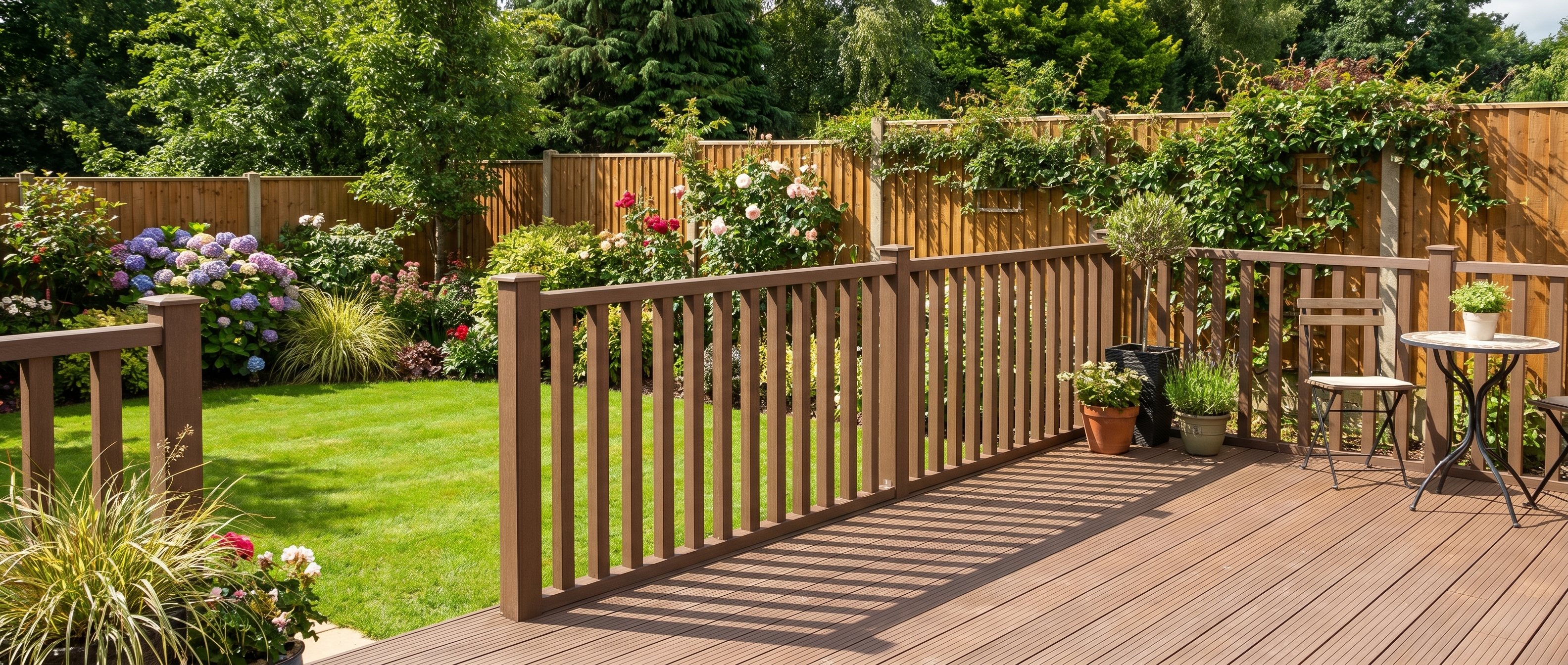 Ambideck Composite Balustrade Kit 2A – 2400mm Newel Post & Cap - Decking Railing Support Post