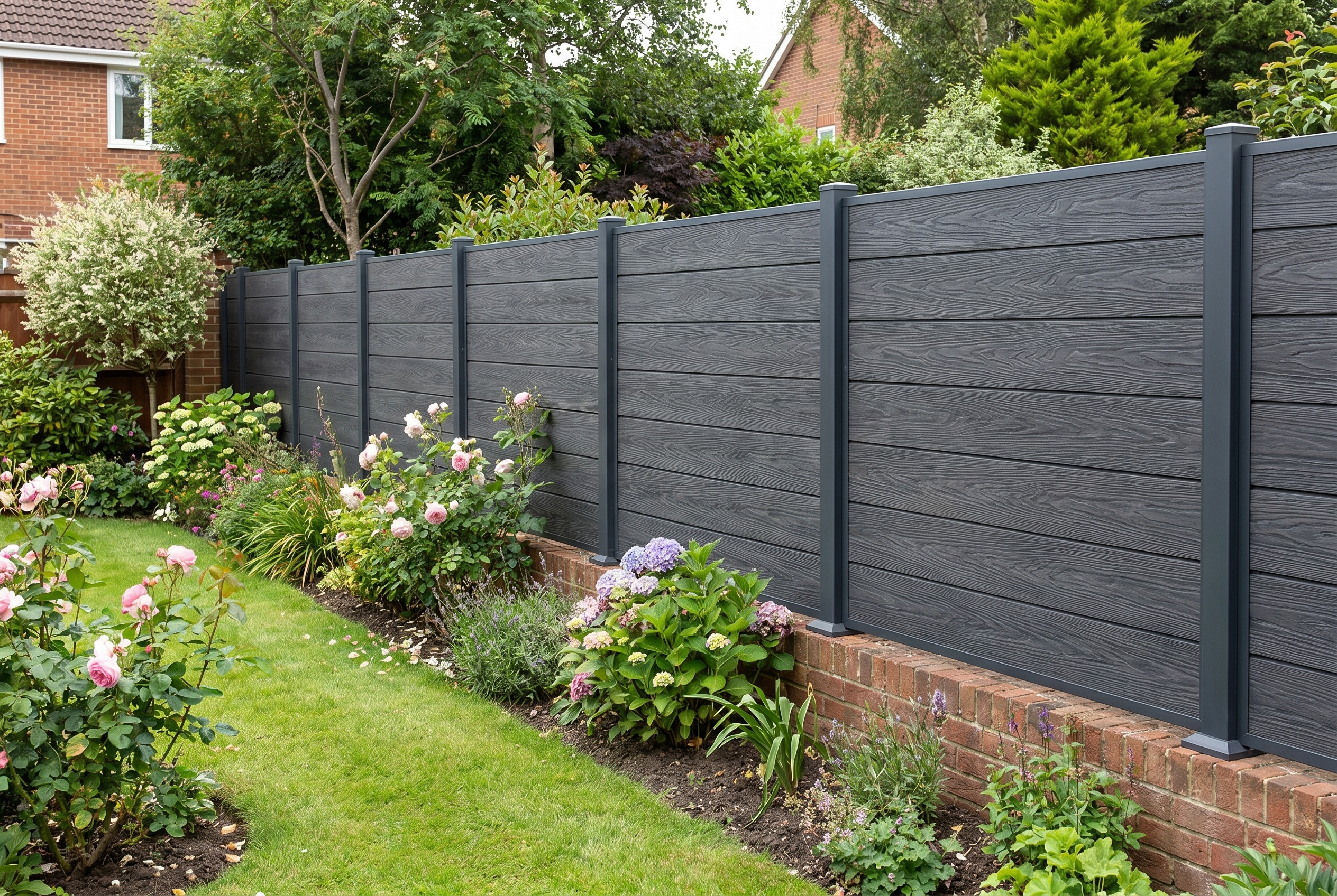 Premium Woodgrain Composite Fencing Board - 1830mm x 160mm x 20mm