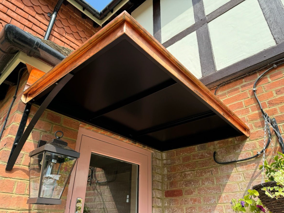 Gloucestershire Copper Zinc Canopy (1300mm x 750mm)