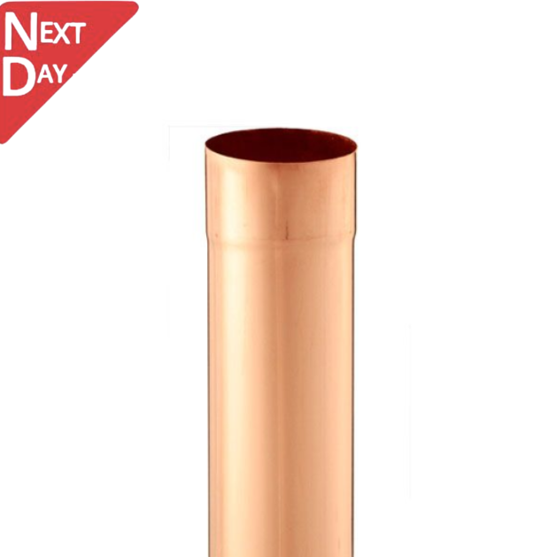 80mm Copper Downpipe 1m