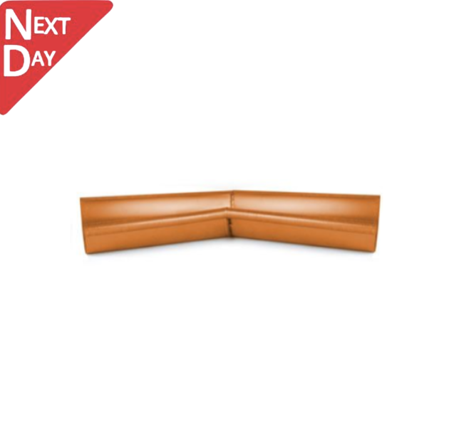 125mm Half Round Copper 135 Degree Internal Angle