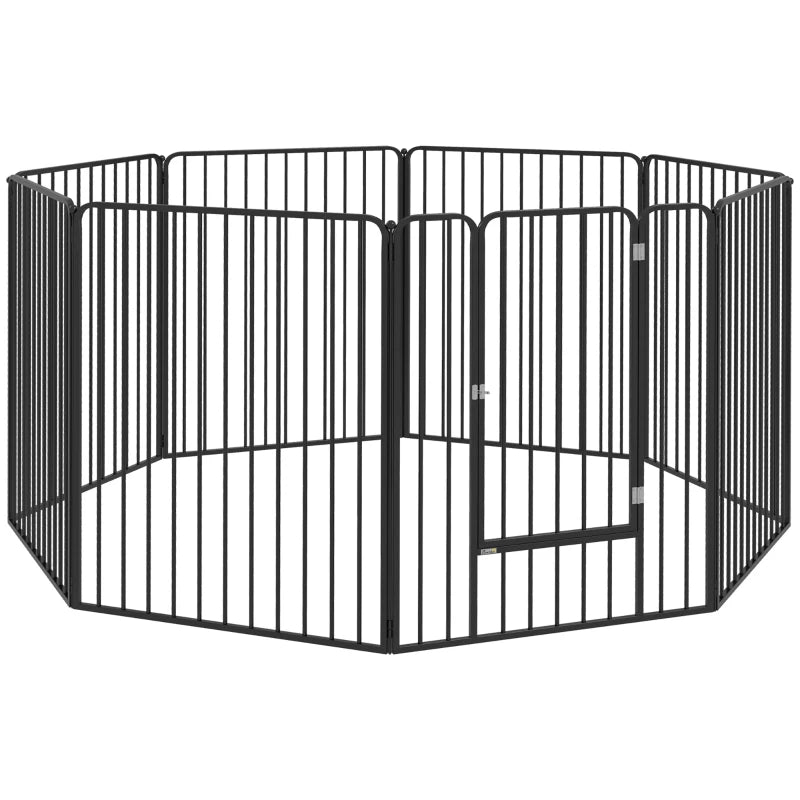 Heavy Duty 100cm 8 Panel Dog Playpen for Indoor and Outdoor Use Small Medium Large Dogs