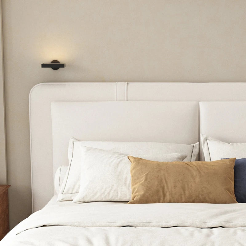 Upholstered Double Bed with Hydraulic Storage & Headboard - Full-Size Beige Bed for Bedding Storage, 210x159x90 cm