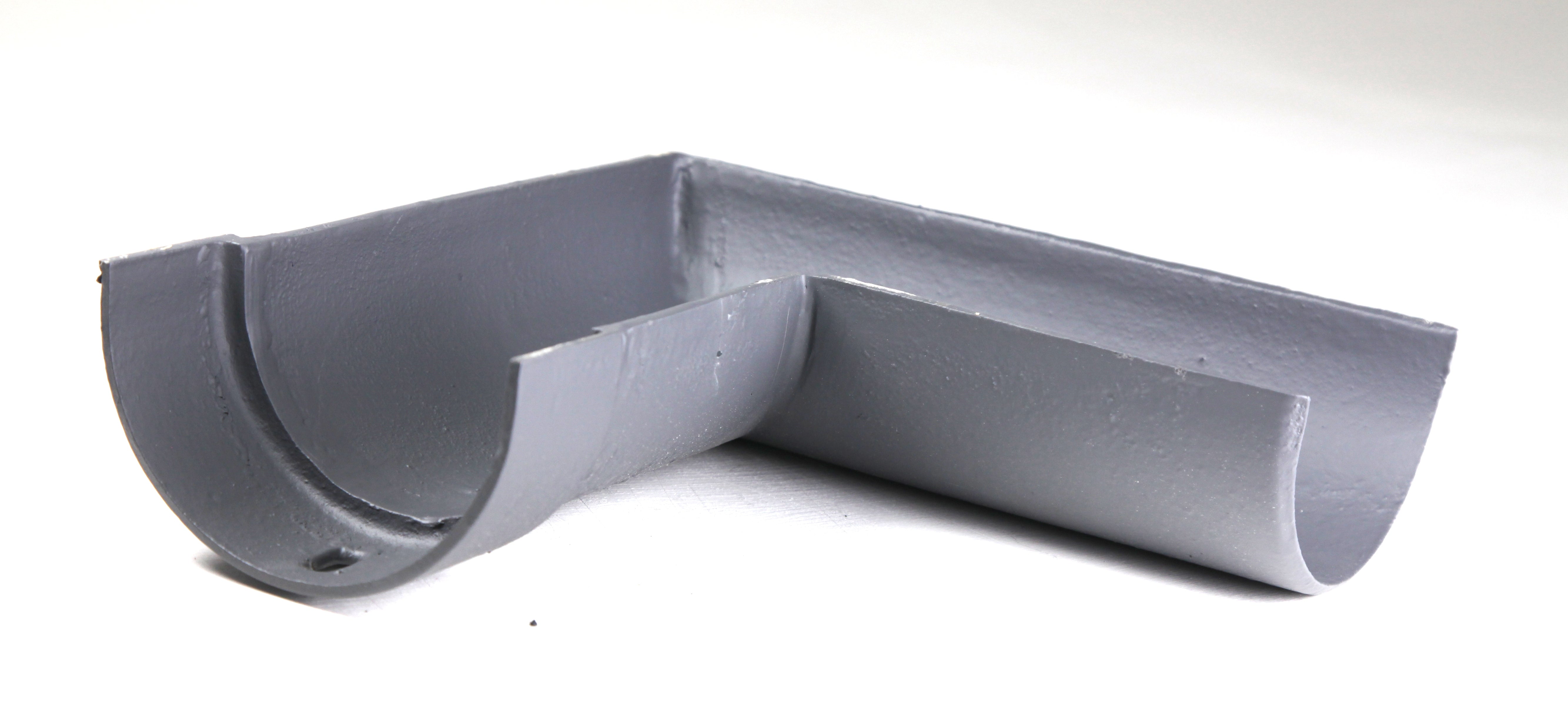 Hargreaves Cast Iron 100x75mm Right Hand Deep Half Round Square Angle - Primed