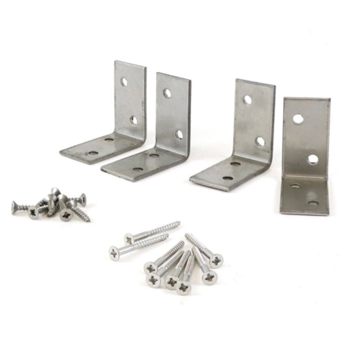 Ambideck Decking Handrail Bracket Kit – 4 Brackets & 16 Screws - A2 Stainless Steel Railing Fixings