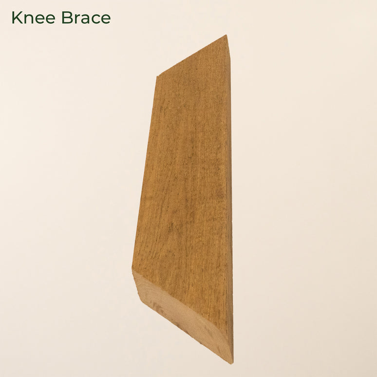 Ruby Oak Flat Roof Pergola with Open Roof Design