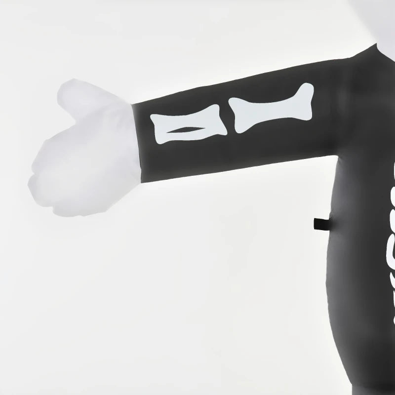 3M Halloween Inflatable Skeleton Ghost Decoration with LED Lights - Perfect Indoor Outdoor Garden Lawn Party Prop