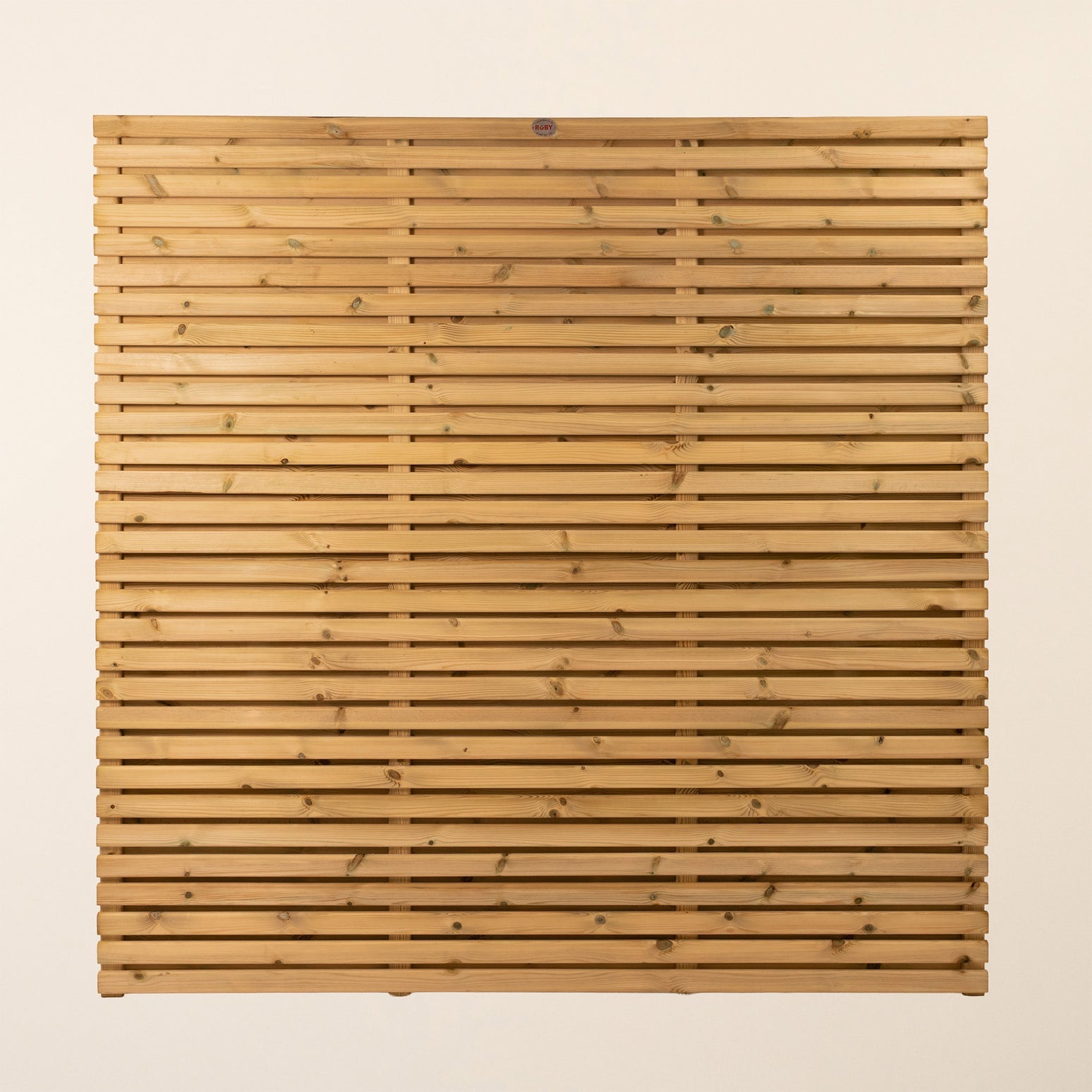 Double Sided Planed Slatted Timber Fence Panel for Modern Garden Design