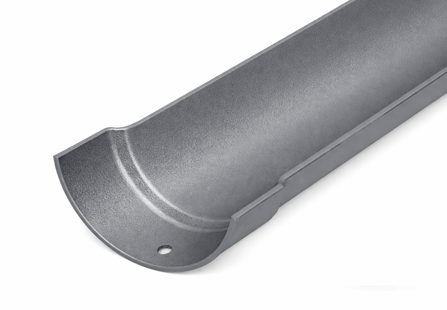 Alumasc 100mm (4") Half Round Cast Aluminium Gutter 1.83m length - One of 26 Standard Matt RAL colours TBC
