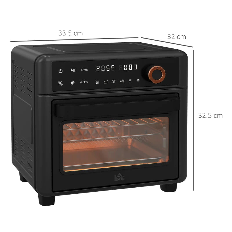 13L Air Fryer Oven - Multifunction Countertop Convection Oven with 12 Cooking Presets, Adjustable Temperature & Time, 1500W Power