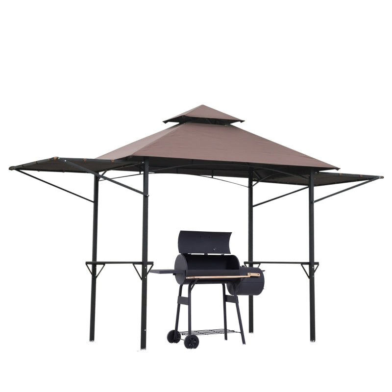 Portable Waterproof BBQ Gazebo - 2.5 x 1.5m - Blue