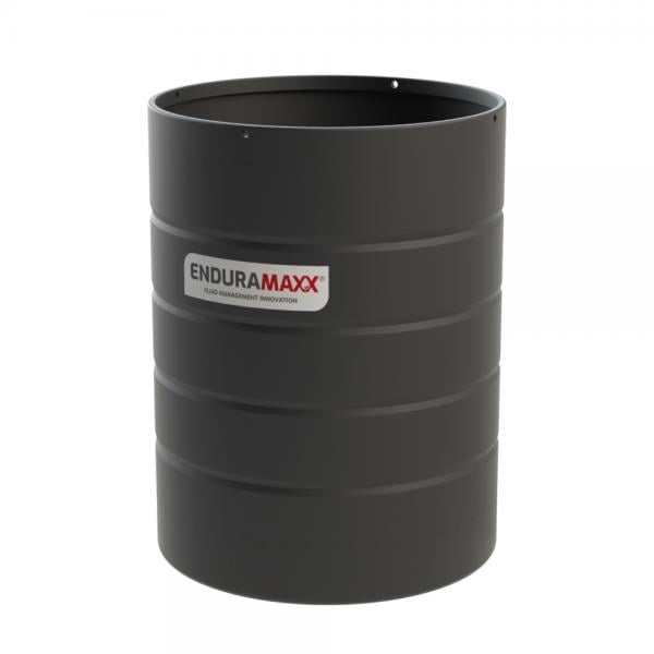 6,000 Litre Vertical Open Top Tank - 1 SG - Black