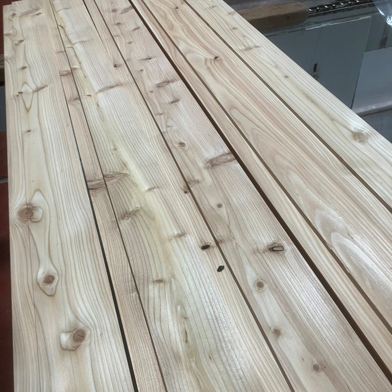 4m European Larch Wood Cladding 94mm x 14mm – Exterior Tongue and Groove Timber Boards