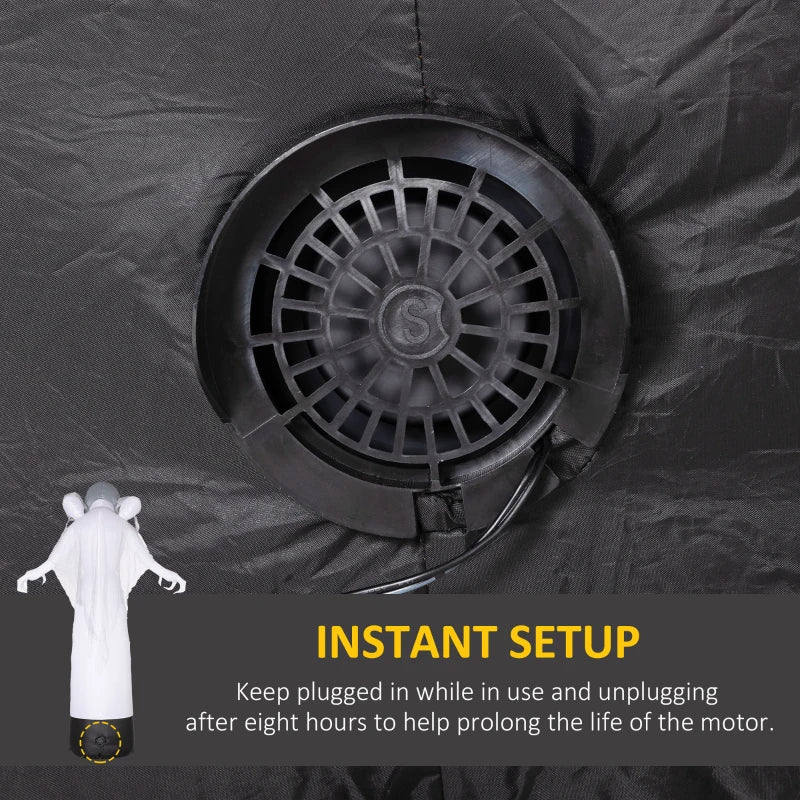 8.9ft Inflatable Three-Headed Ghost for Halloween - Spooky Outdoor Decoration, Perfect for Yard or Party