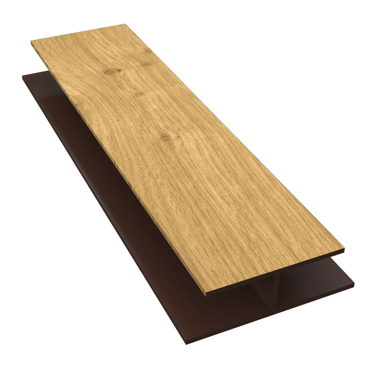 Freefoam 5m uPVC Soffit Joint Trim / H-Section Joiner – Straight Soffit Board Connector – All Colours