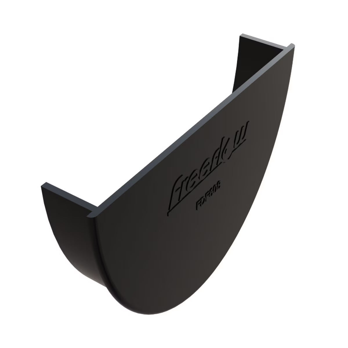 Freefoam Freeflow 116mm Deepflow Gutter Internal Stop End - Black