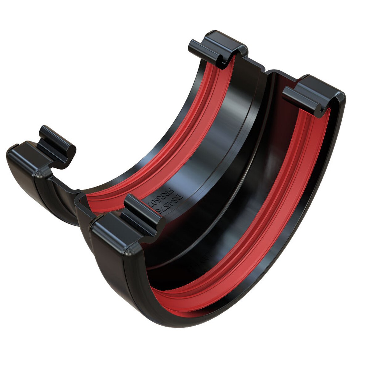 Freefoam Freeflow Deepflow to Round Gutter Adaptor - Black