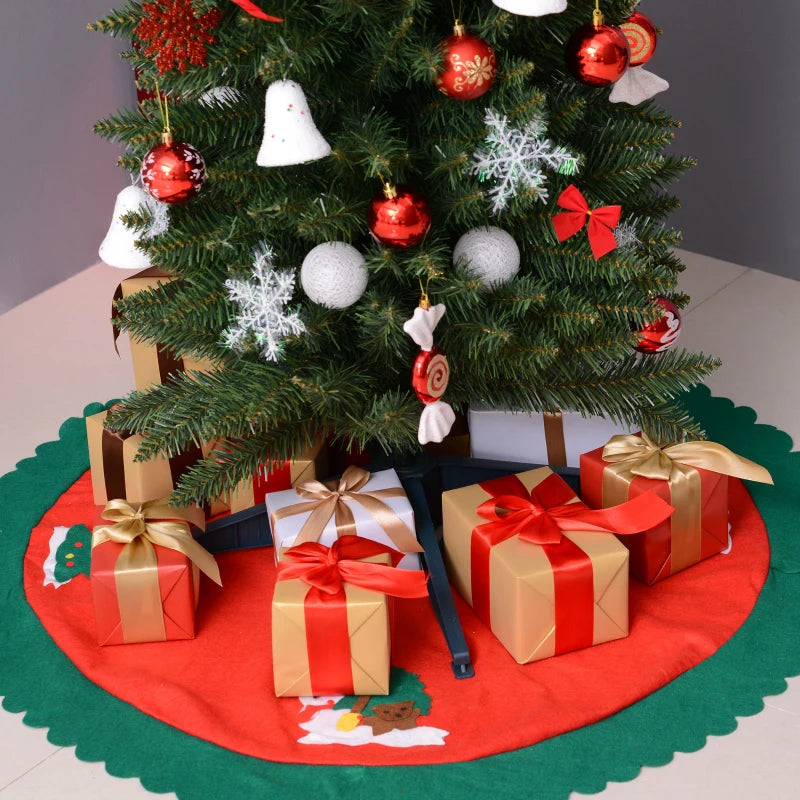 7ft Unlit Pencil Slim Artificial Christmas Tree - Realistic Green Branches with Sturdy Stand for Holiday Decor