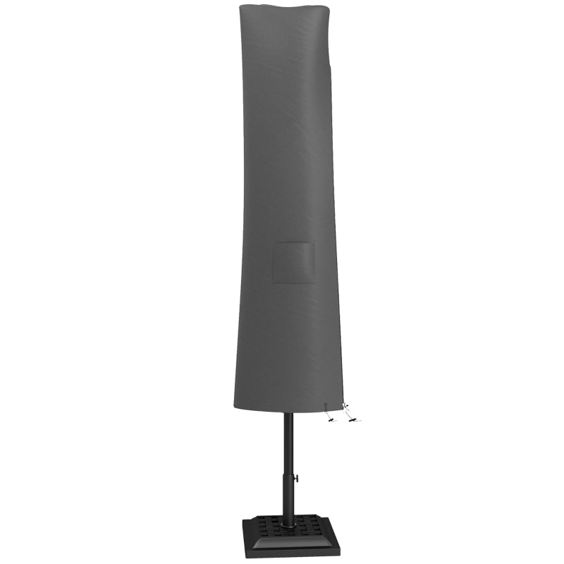 Grey Parasol Umbrella Cover - Waterproof, UV Protection, Fits Most Garden Umbrellas