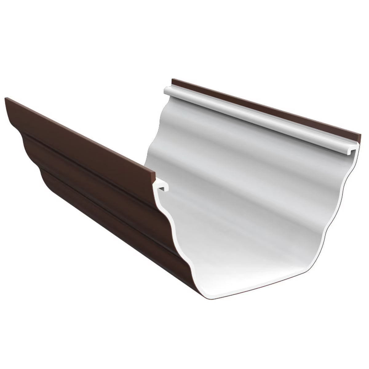 Freefoam Freeflow 135mm Ogee Gutter - 4m - Leather Brown