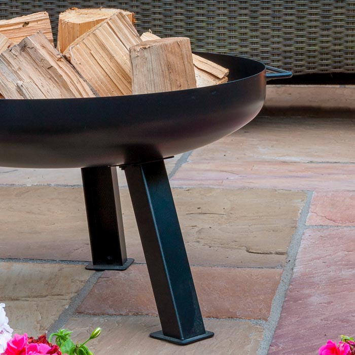 Outdoor Steel Fire Pit - 60cm