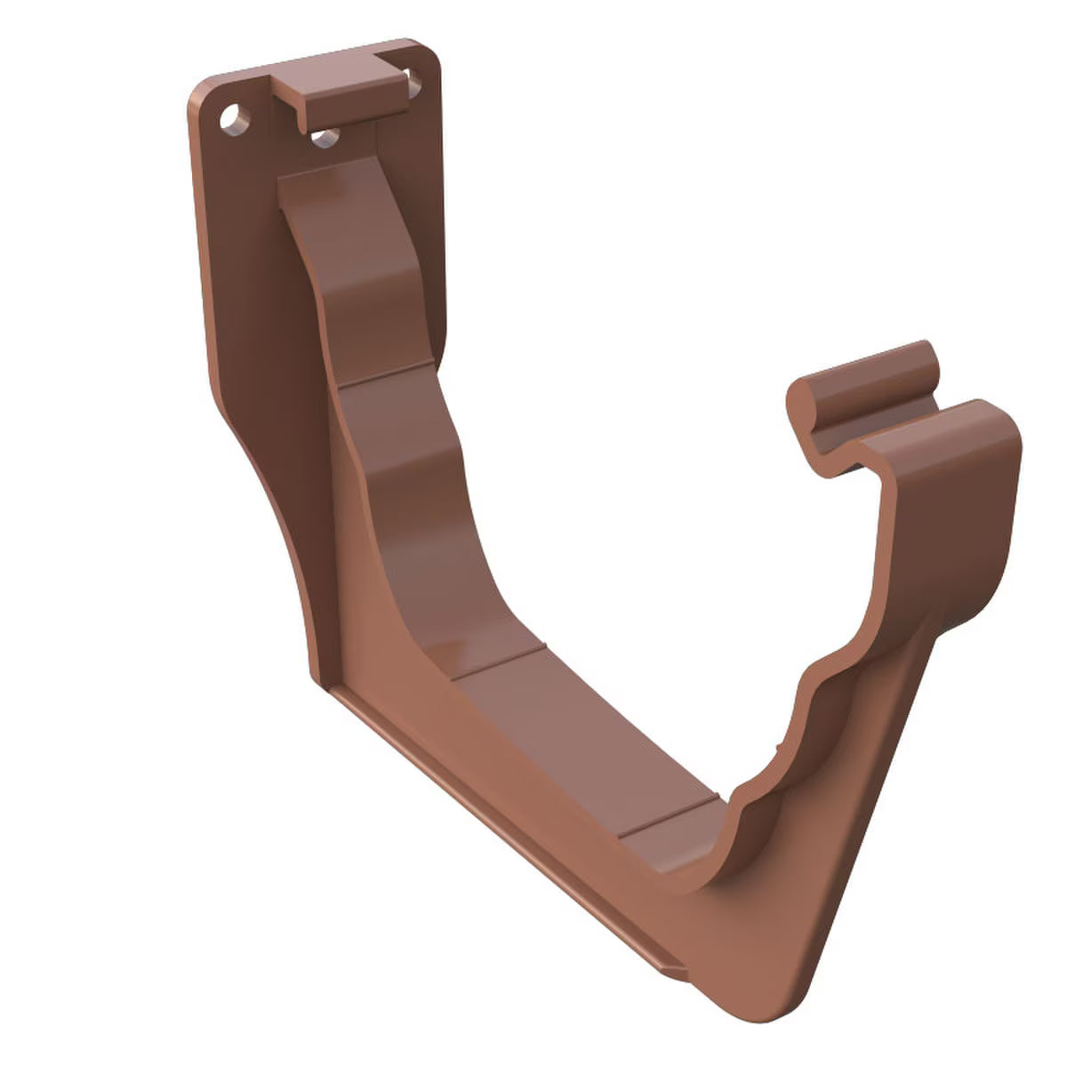 Freefoam Freeflow 135mm Ogee Gutter Fascia Bracket - Leather Brown