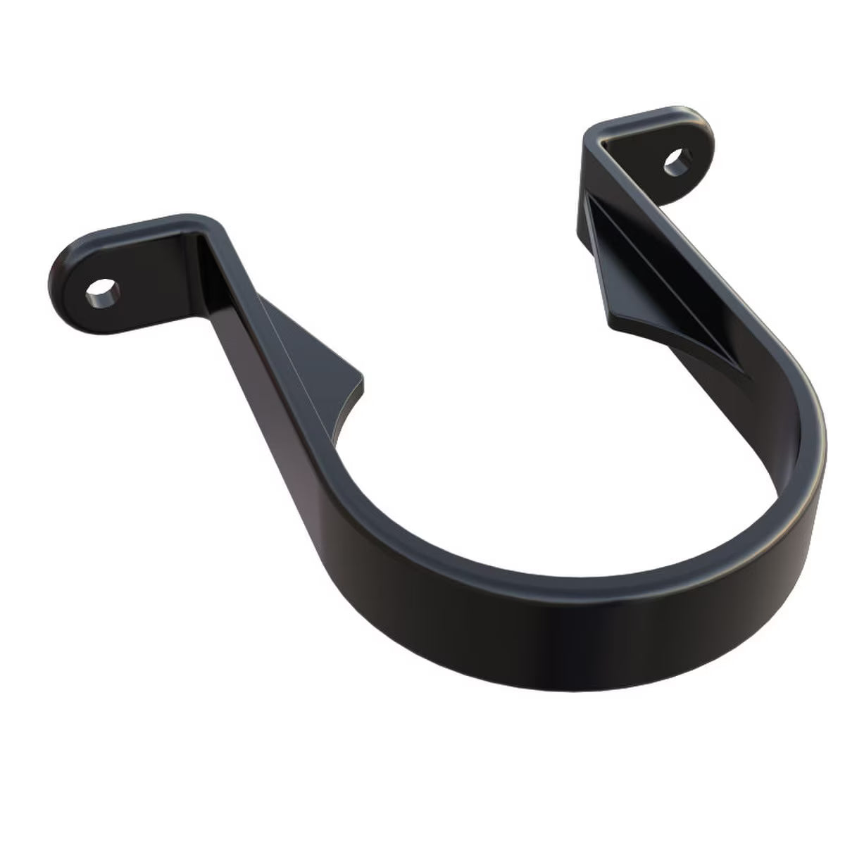 Freefoam Freeflow 68mm Round Downpipe Pipe Clip - Black
