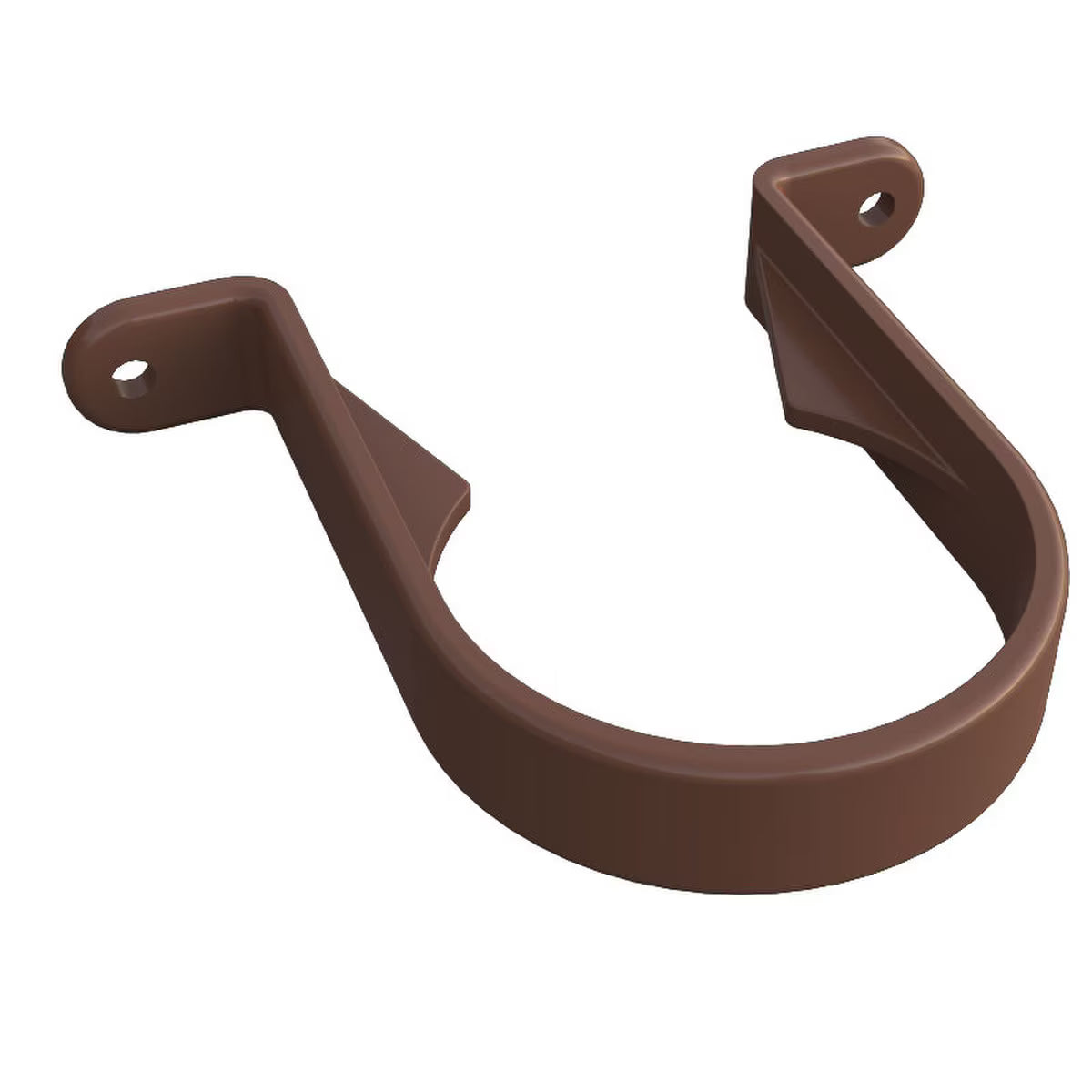 Freefoam Freeflow 68mm Round Downpipe Pipe Clip - Leather Brown