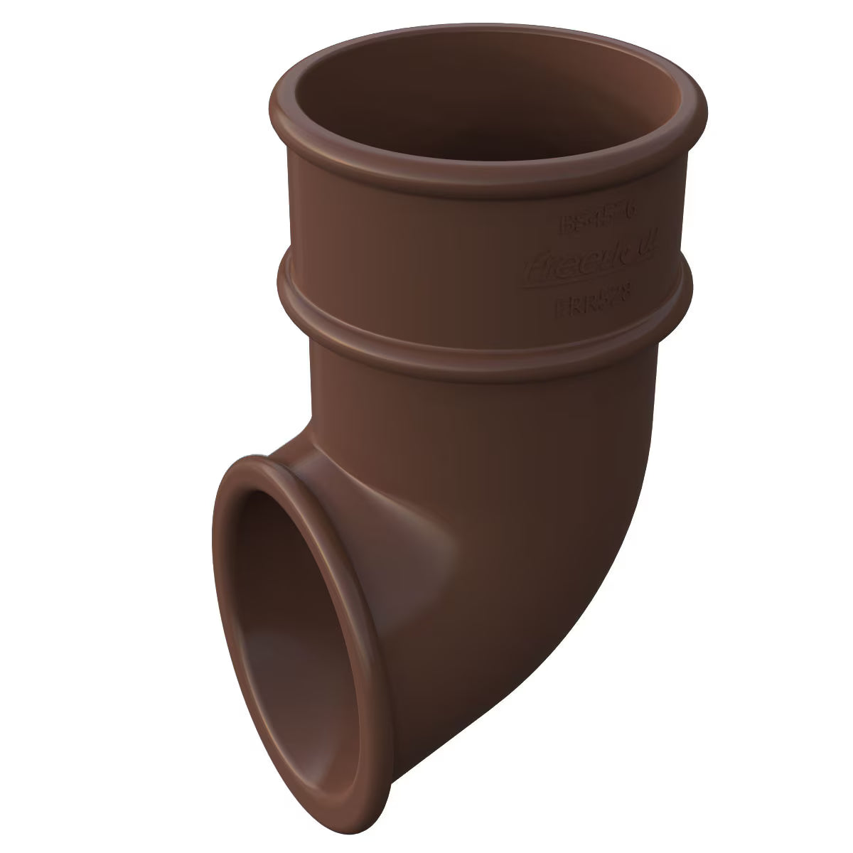 Freefoam Freeflow 68mm Round Downpipe Shoe - Leather Brown