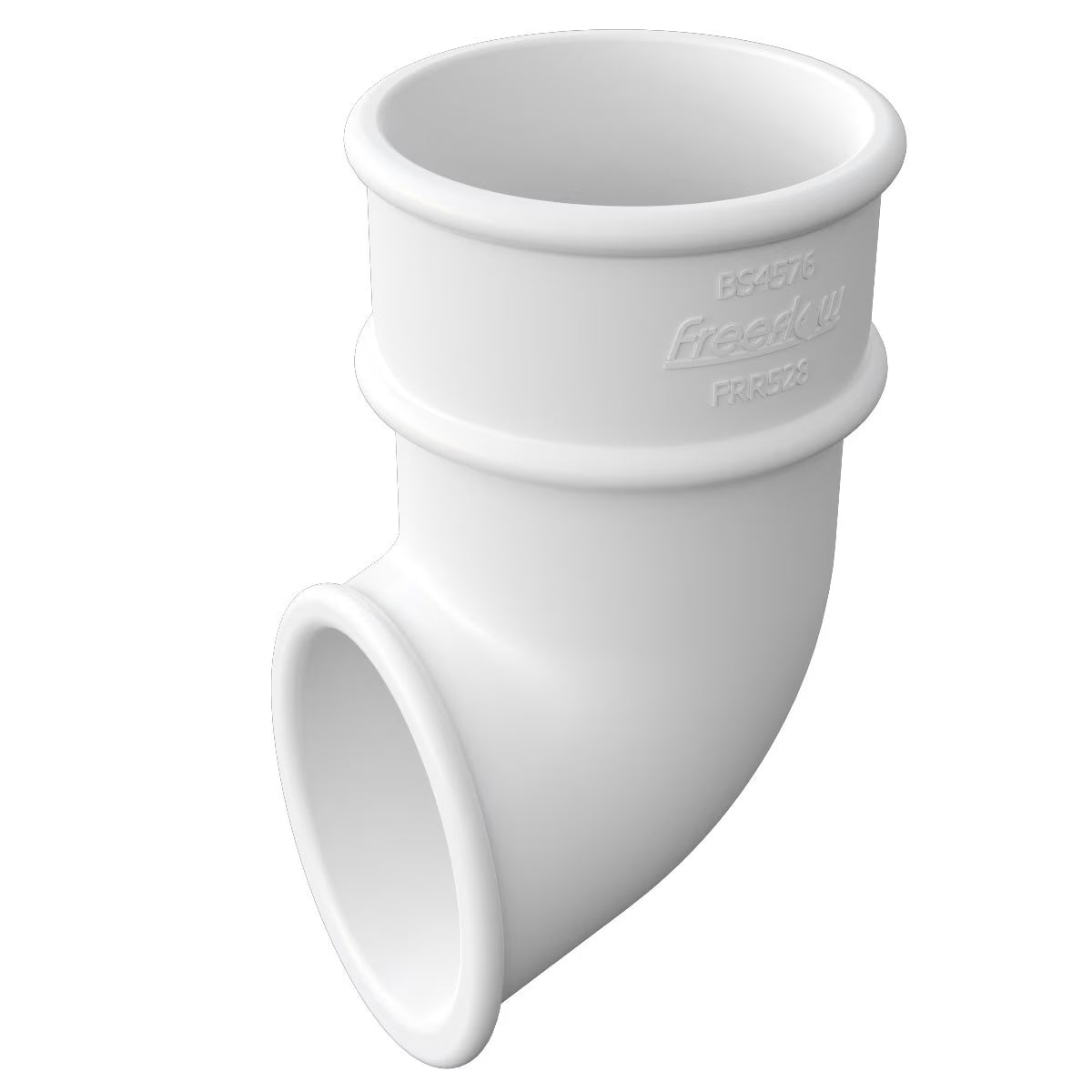 Freefoam Freeflow 68mm Round Downpipe Shoe - White