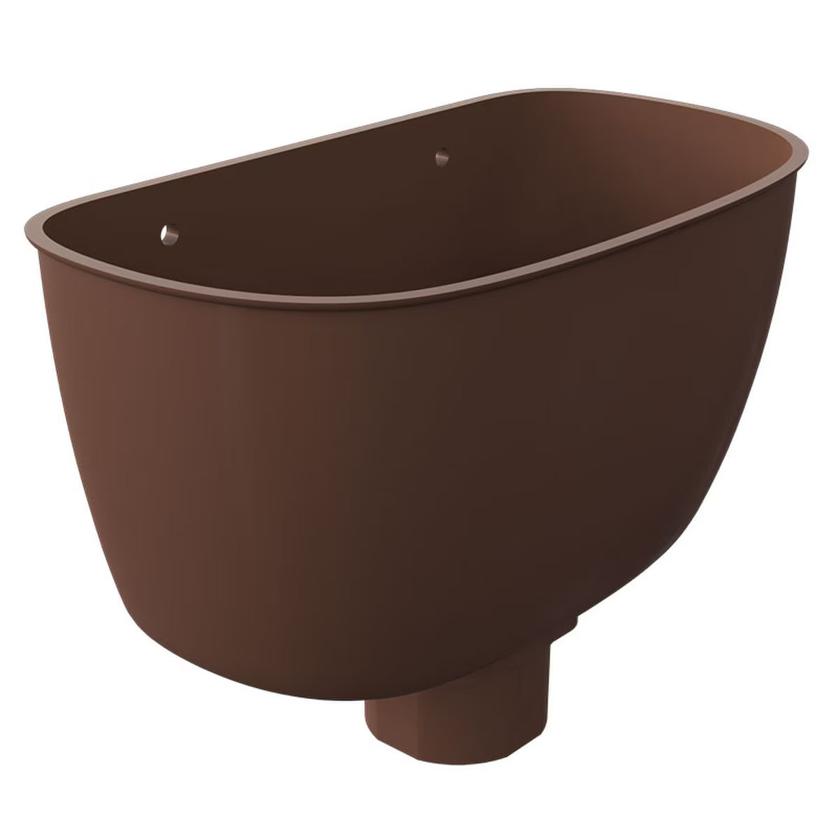 Freefoam Freeflow Rainwater Hopper (Round / Square Compatible) - Leather Brown