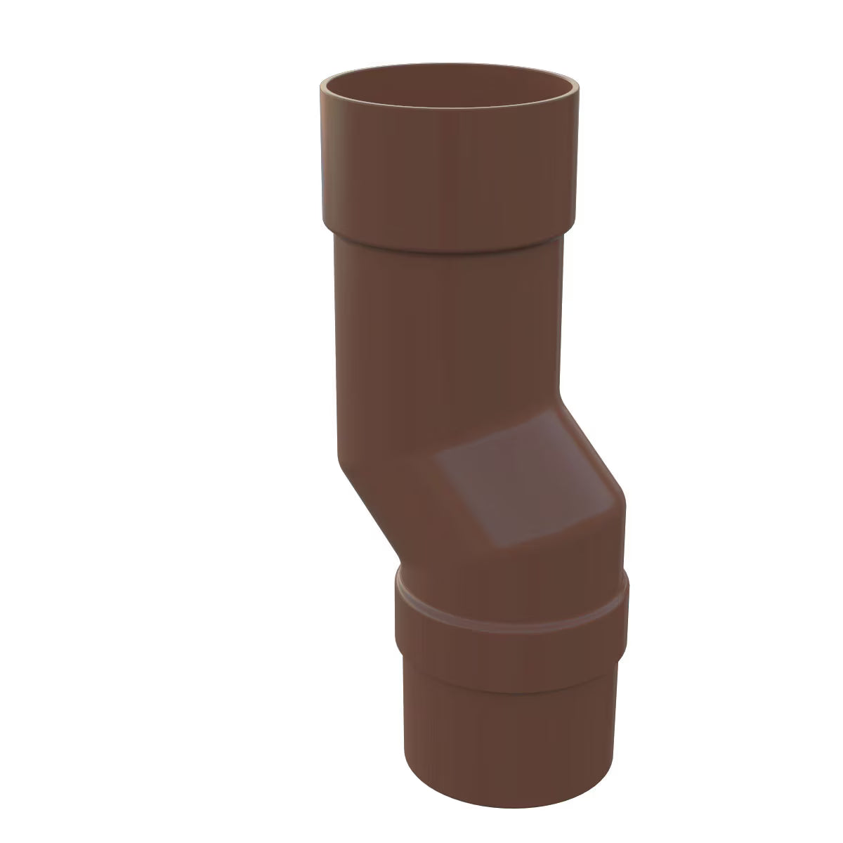 Freefoam Freeflow 68mm Round Downpipe Mini Offset - Leather Brown