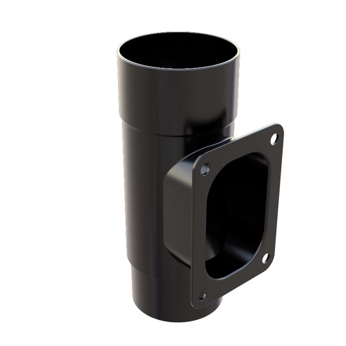 Freefoam Freeflow 68mm Round Downpipe Access Pipe - Black