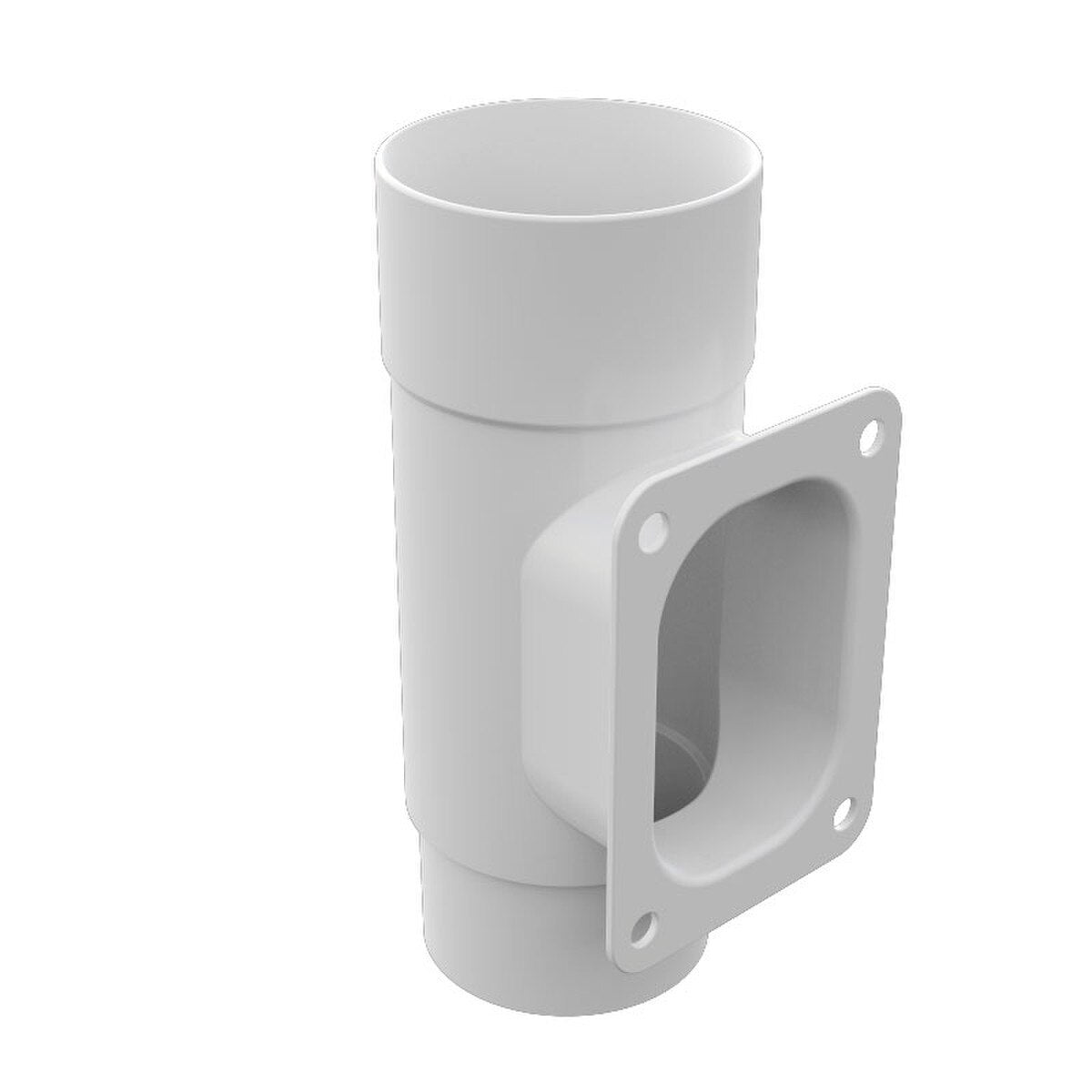 Freefoam Freeflow 68mm Round Downpipe Access Pipe - White