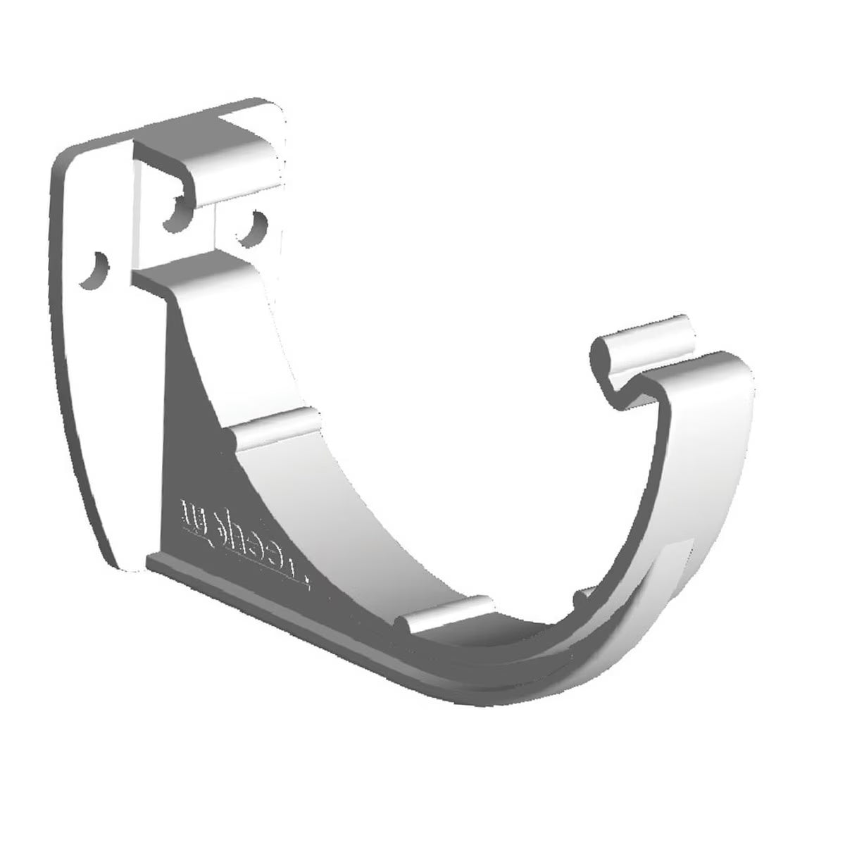 Freefoam Freeflow 112mm Half Round Gutter Fascia Bracket - White