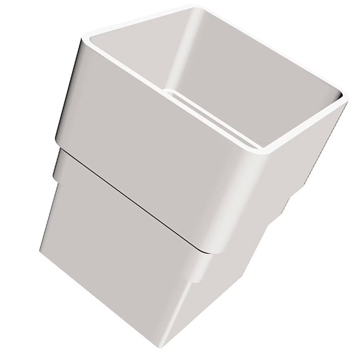 Freefoam Freeflow 65mm Square Downpipe Socket - White