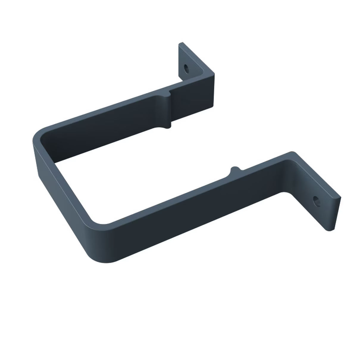 Freefoam Freeflow 65mm Square Downpipe Pipe Clip - Anthracite Grey