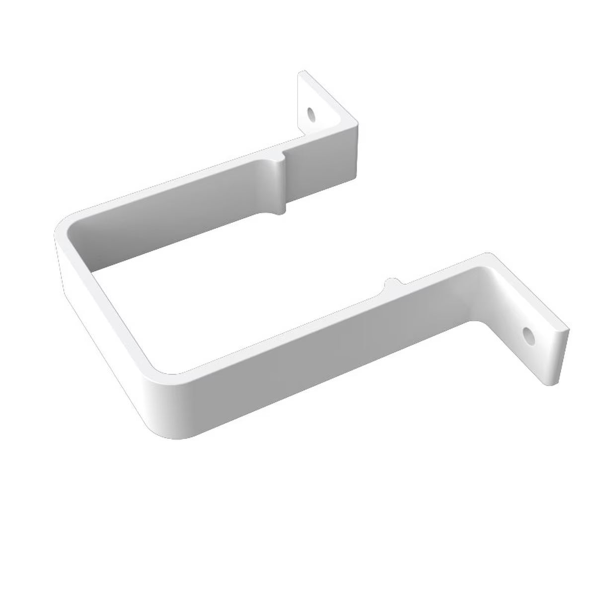 Freefoam Freeflow 65mm Square Downpipe Pipe Clip - White
