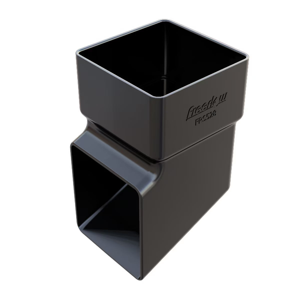 Freefoam Freeflow 65mm Square Downpipe Shoe - Black